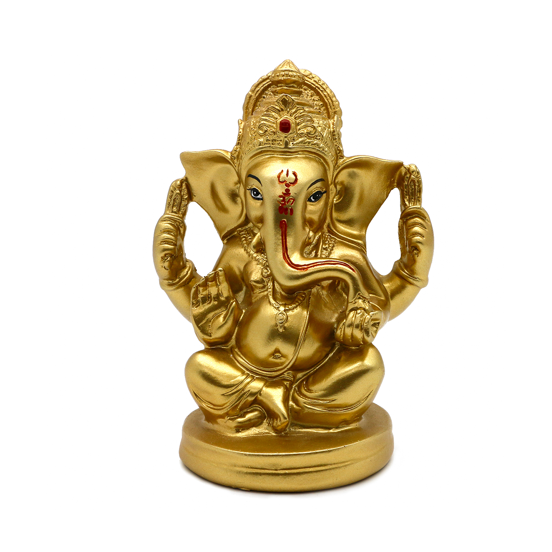 thumbnail video image 2 of BangBangDa Hindu God Lord Ganesha Idol - Indian Ganesh Statue Sculpture India Murti Pooja Item Home Office Mandir Temple Puja Decor Yoga Zen Meditation Altar Shrine Kit Religious Gifts, 2 of 9