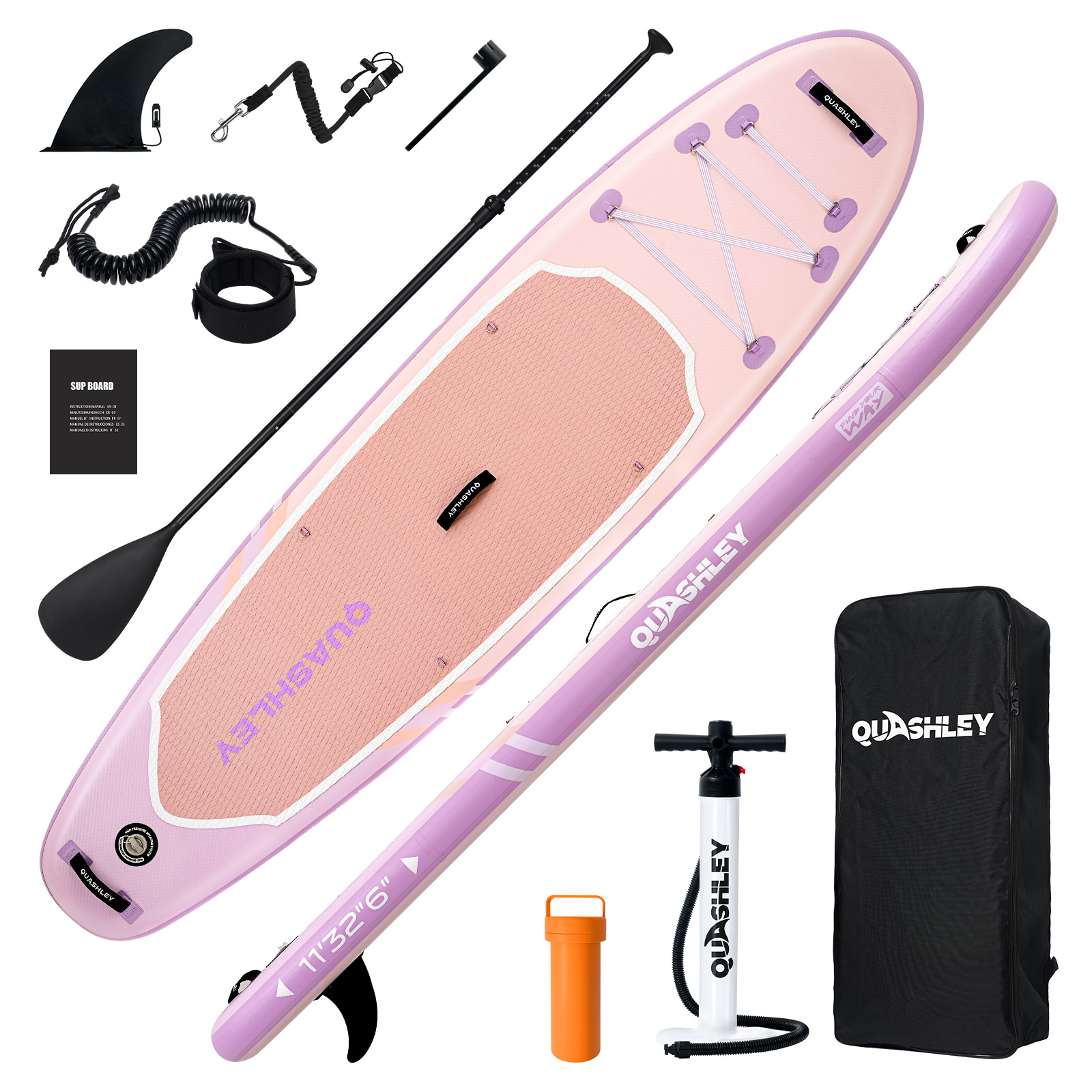 thumbnail video image 2 of EGGORY 11ft Inflatable Paddle Board Ultra-Light Stand Up Paddle boards for all people with Premium SUP Accessories, 2 of 9