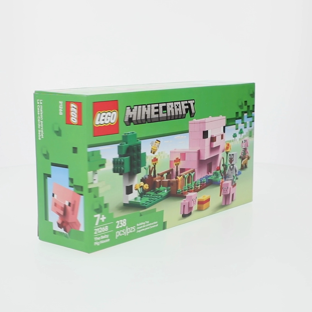 LEGO, Minecraft The Baby Pig House Toy Set, 21268, Building