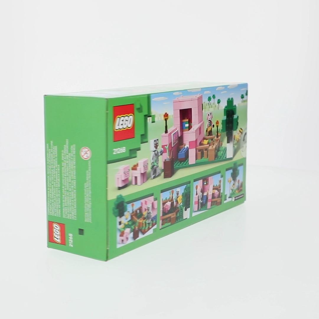 LEGO, Minecraft The Baby Pig House Toy Set, 21268, Building