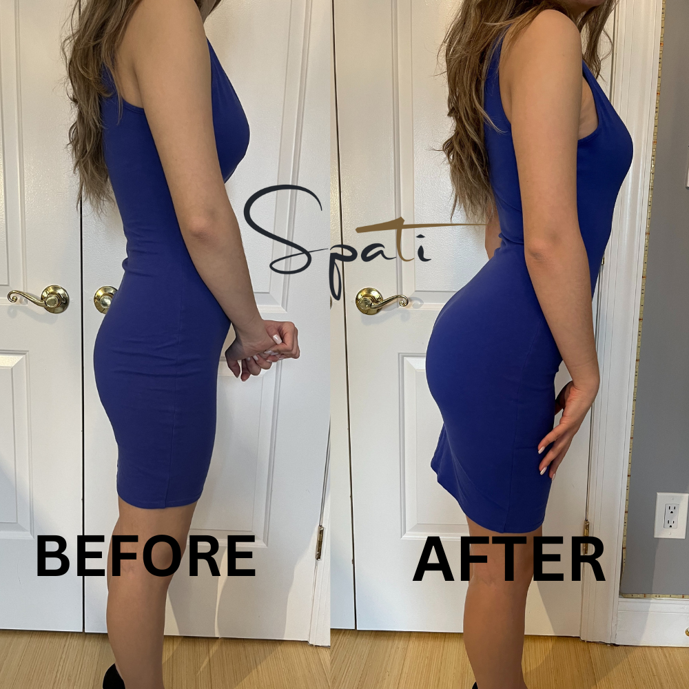 thumbnail video image 2 of SPATI Women High Waist Slimming Shapewear Hip Shaper Push up Shapewear, 2 of 8
