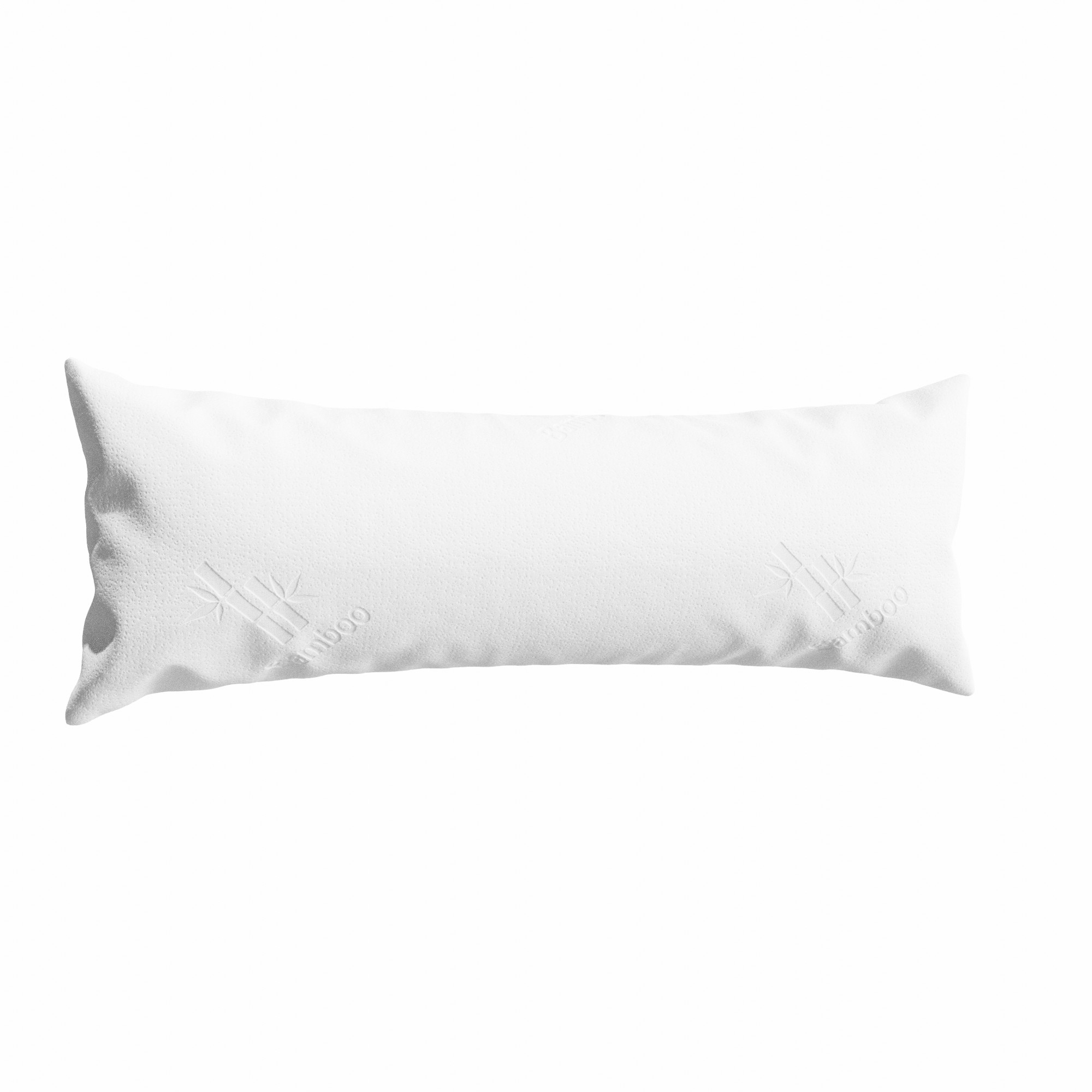 Shredded Memory Foam Body Pillow, Extra Large, Ultra Plush, White