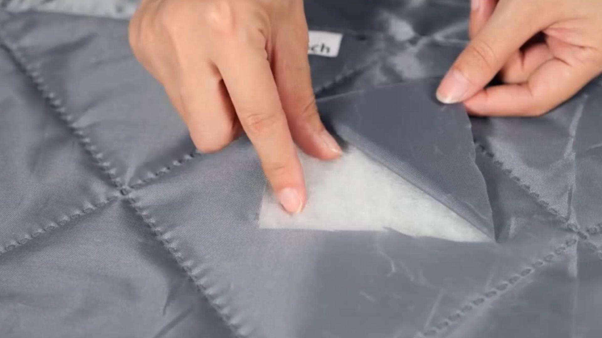 thumbnail video image 2 of Magnetic Thermal Insulated Door Curtain, 32" x 80", Upgraded Oxford Cloth Filled with Thicken Cotton, Insulation Cover Blanket for Winter/French/Patio/Sliding Glass Doors, Grey, 2 of 10