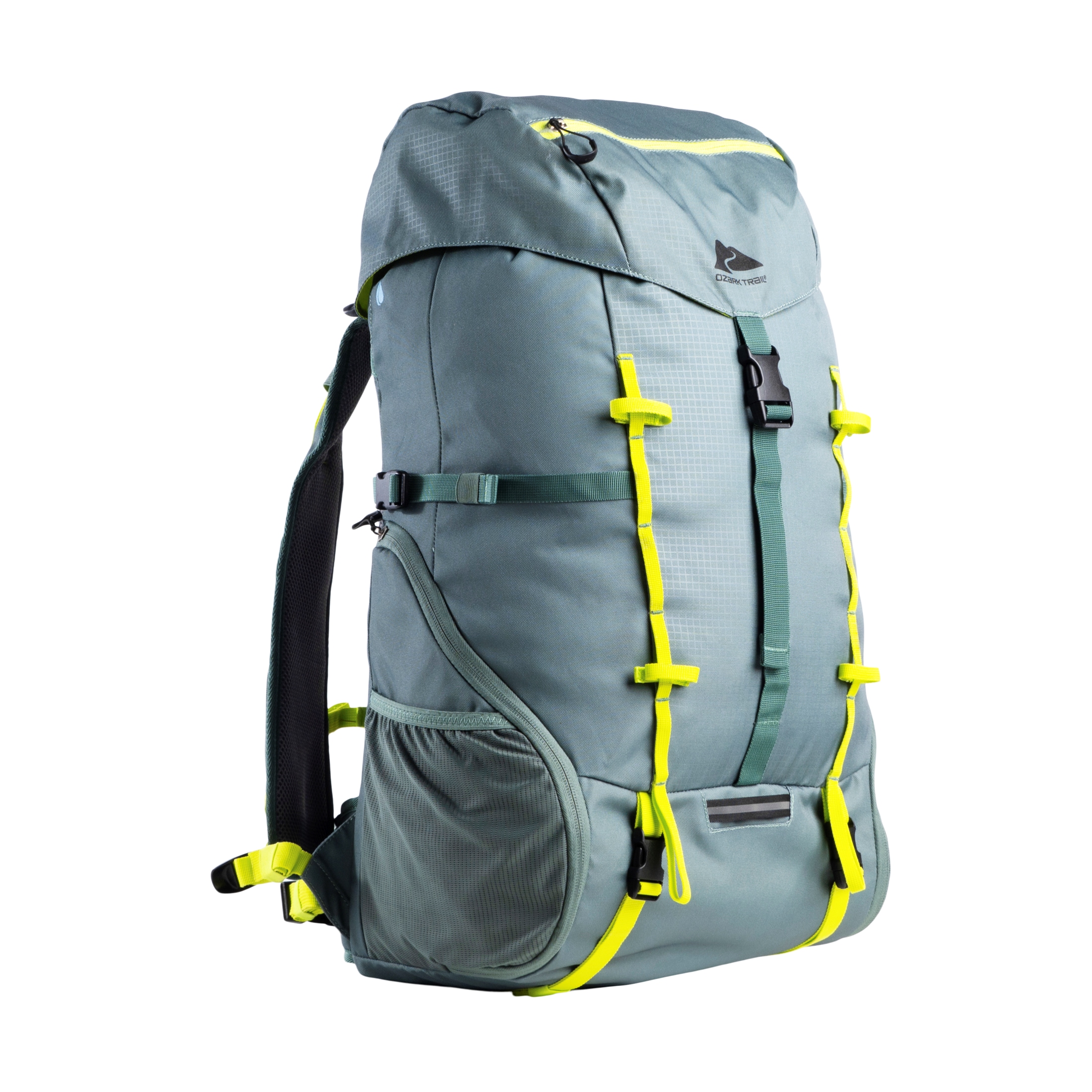 Ozark Trail 45L Adult/Teen Polyester Mulberry Backpacking Backpack
