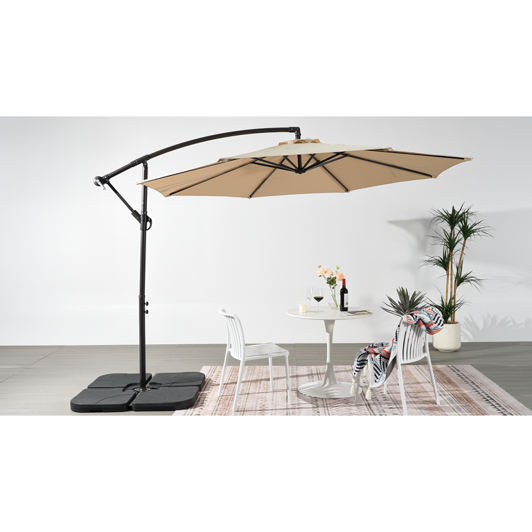 12 rectangular patio umbrella FIM Flexy Aluminum 8' x 12' Rectangular Offset Patio Umbrella