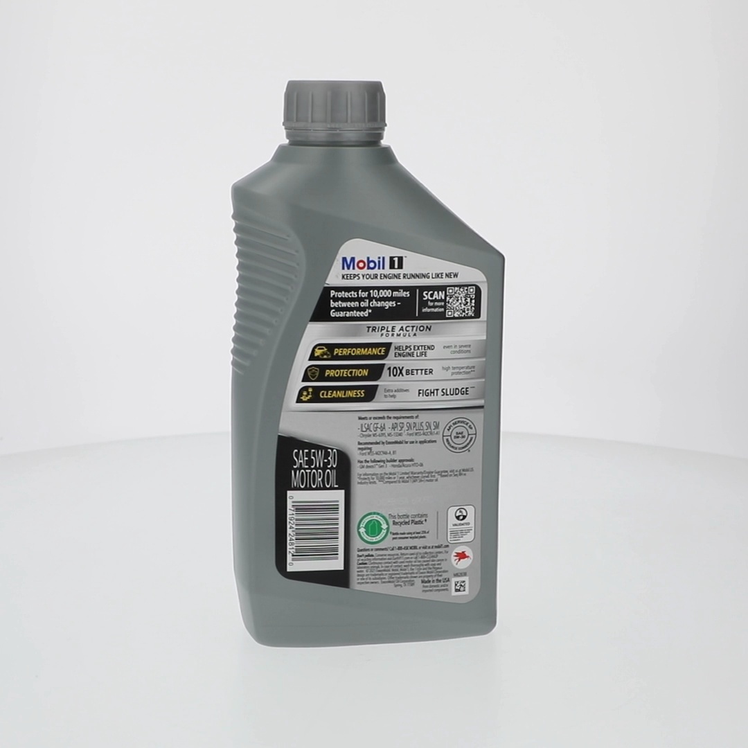 Mobil 1 Advanced Full Synthetic Motor Oil 5W-30, 1 Quart, Up to