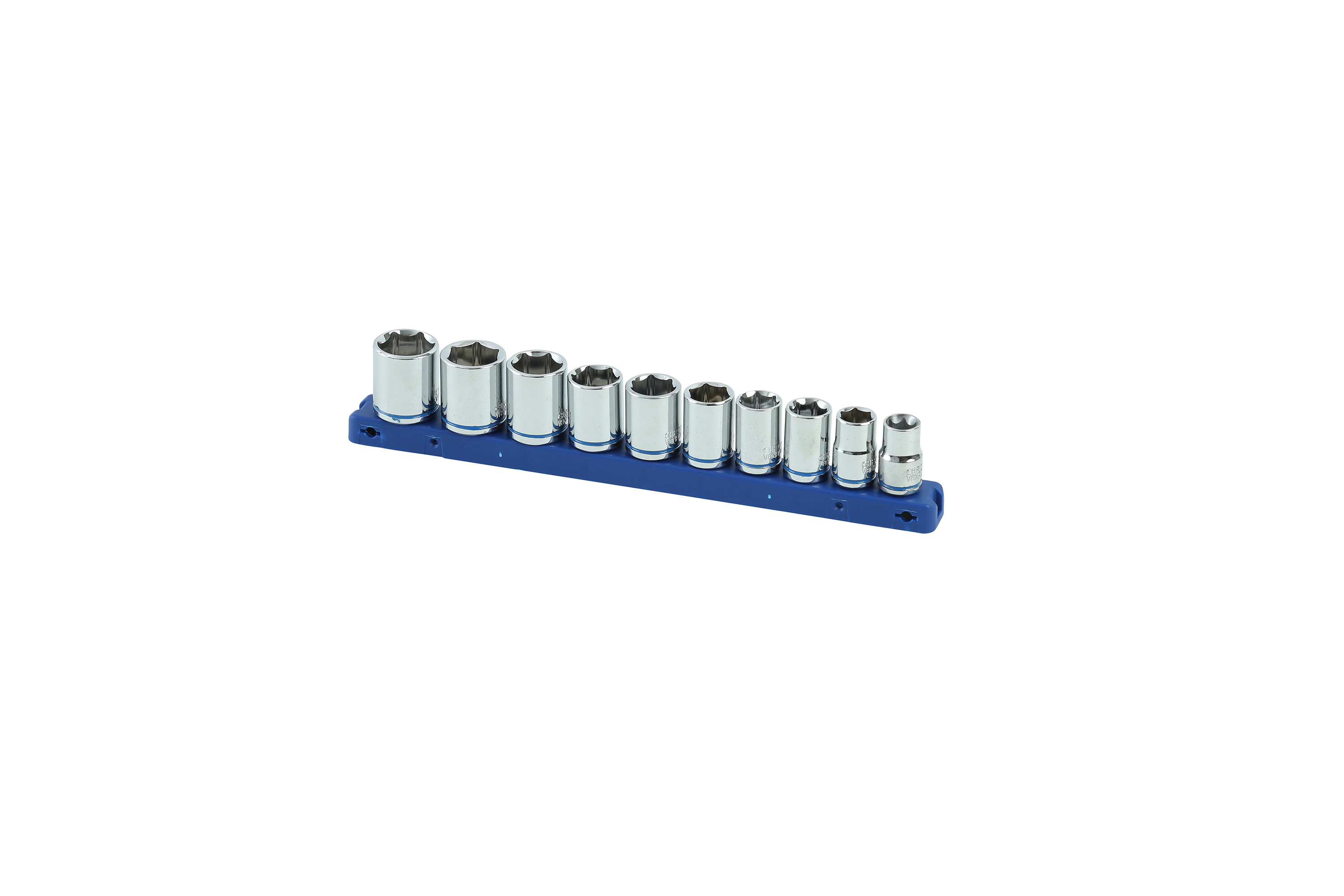 Hyper Tough 11-Piece 3/8 Inch Drive Metric Socket Set Chrome