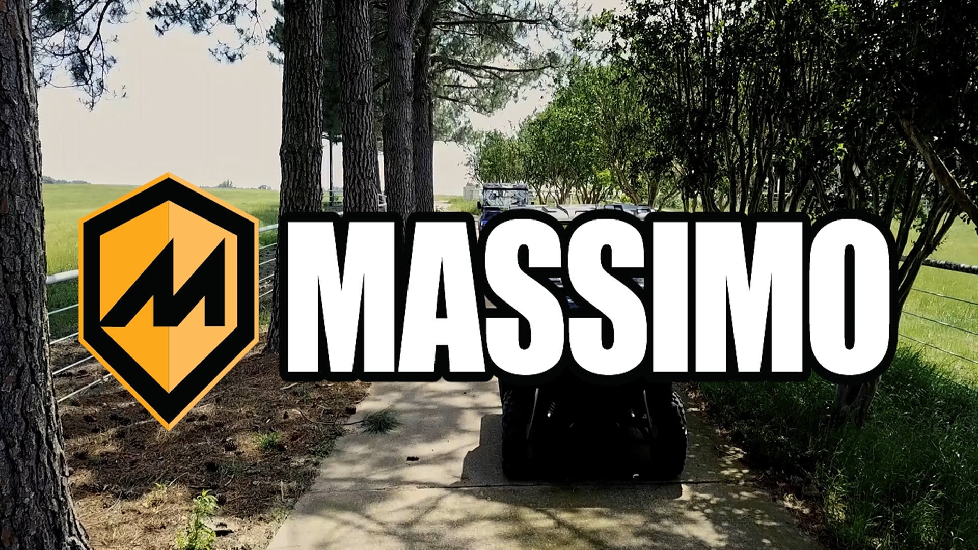 thumbnail video image 2 of Massimo Buck 250 Side by Side UTV 12hp, 177cc, 6.5 cf. Dumping Cargo Bed - Blue, 2 of 19