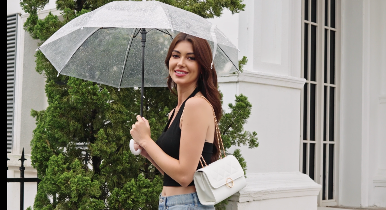 thumbnail video image 2 of PORT&LOTUS Small Shoulder Bags for Women with Golden Chain Strap Quilted Designer Handbags for Women White Cute Purses for Women Trendy Quilted Handbags for Women Womens Purses, 2 of 7