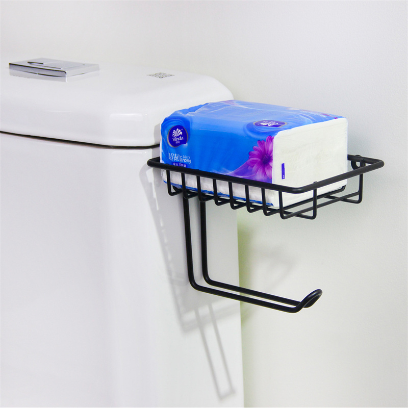 thumbnail video image 2 of Roll Paper Towel Holder Toilet Paper Clothes Hanging Rack Paper Hand Towels Hook Cutlery Paper Holder Iron Craft Tissue Rack (white), 2 of 13