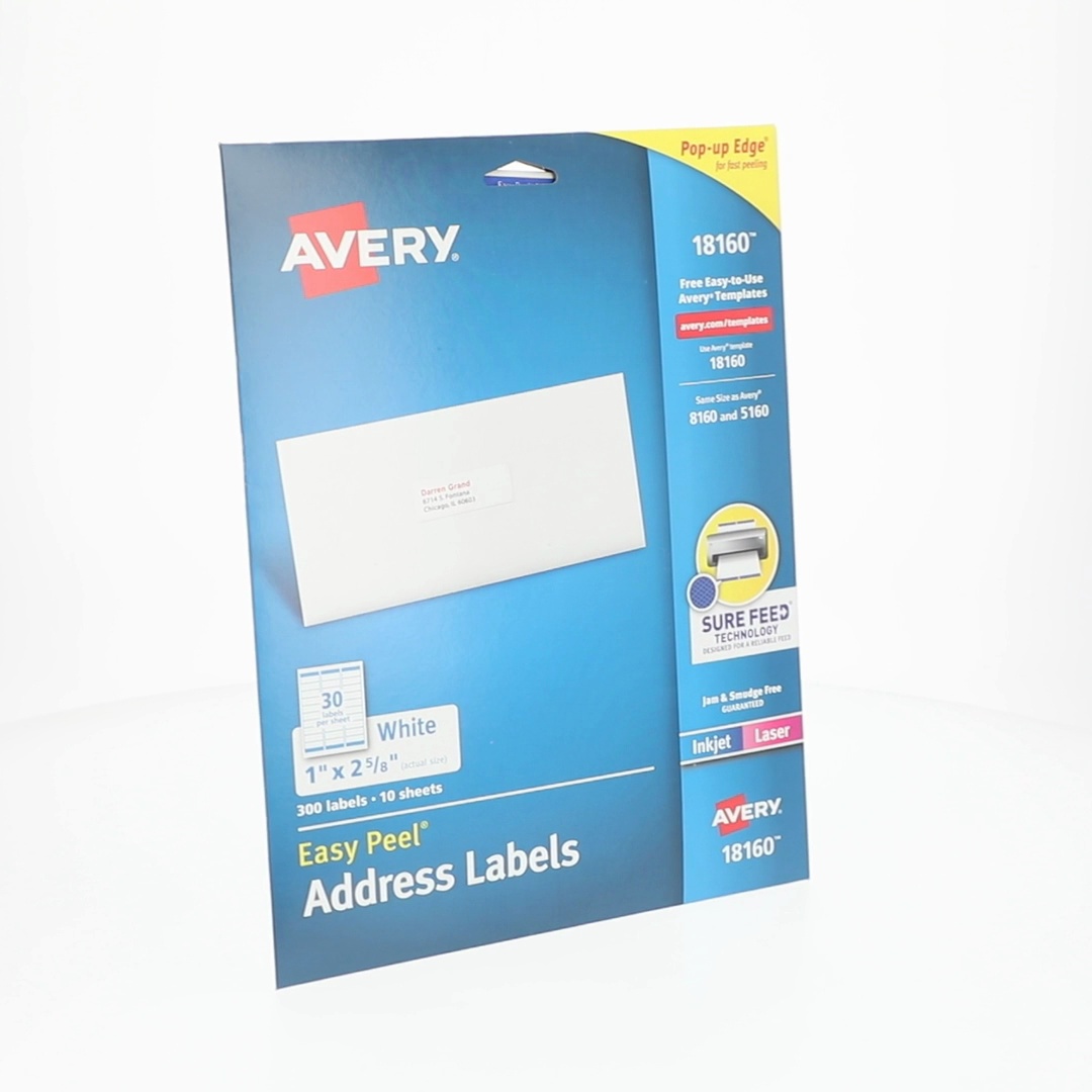 Avery L7172-25 - Etiqueta Autoadhesiva Para Archivador (100 X 30 Mm