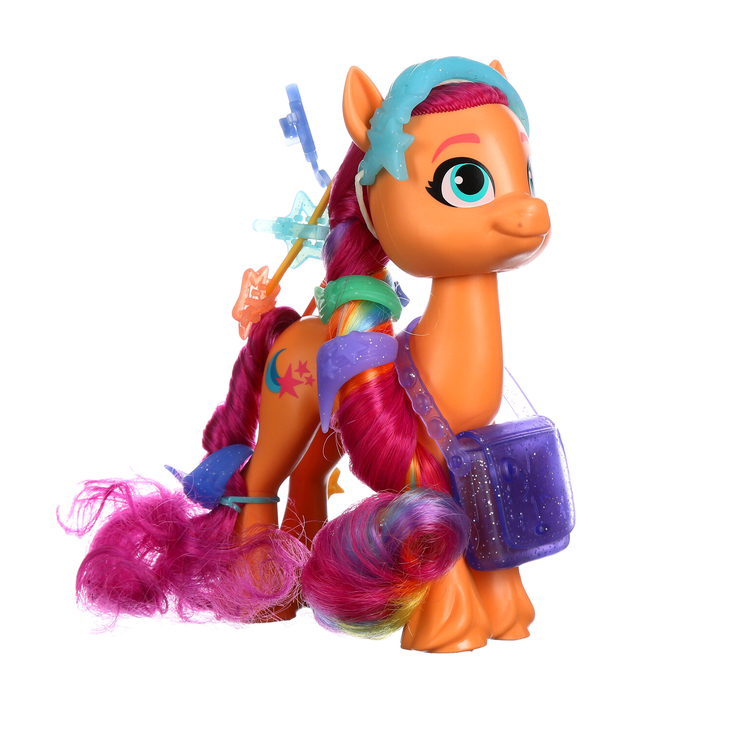 My Little Pony: A New Generation Rainbow Reveal Sunny Starscout 6-inch  Orange Pony Toy 