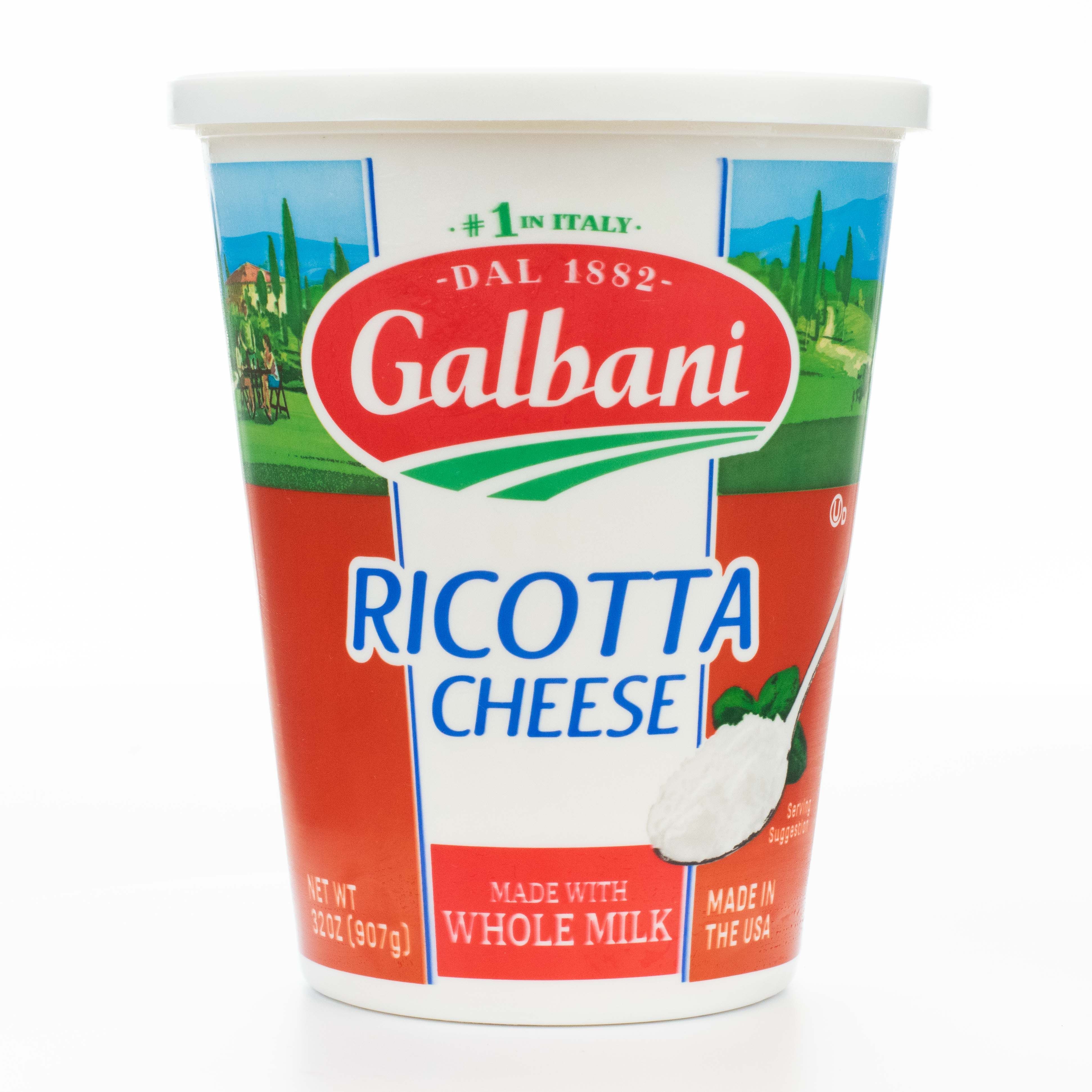 Galbani Whole Milk Ricotta Cheese, 32 oz (Refrigerated)