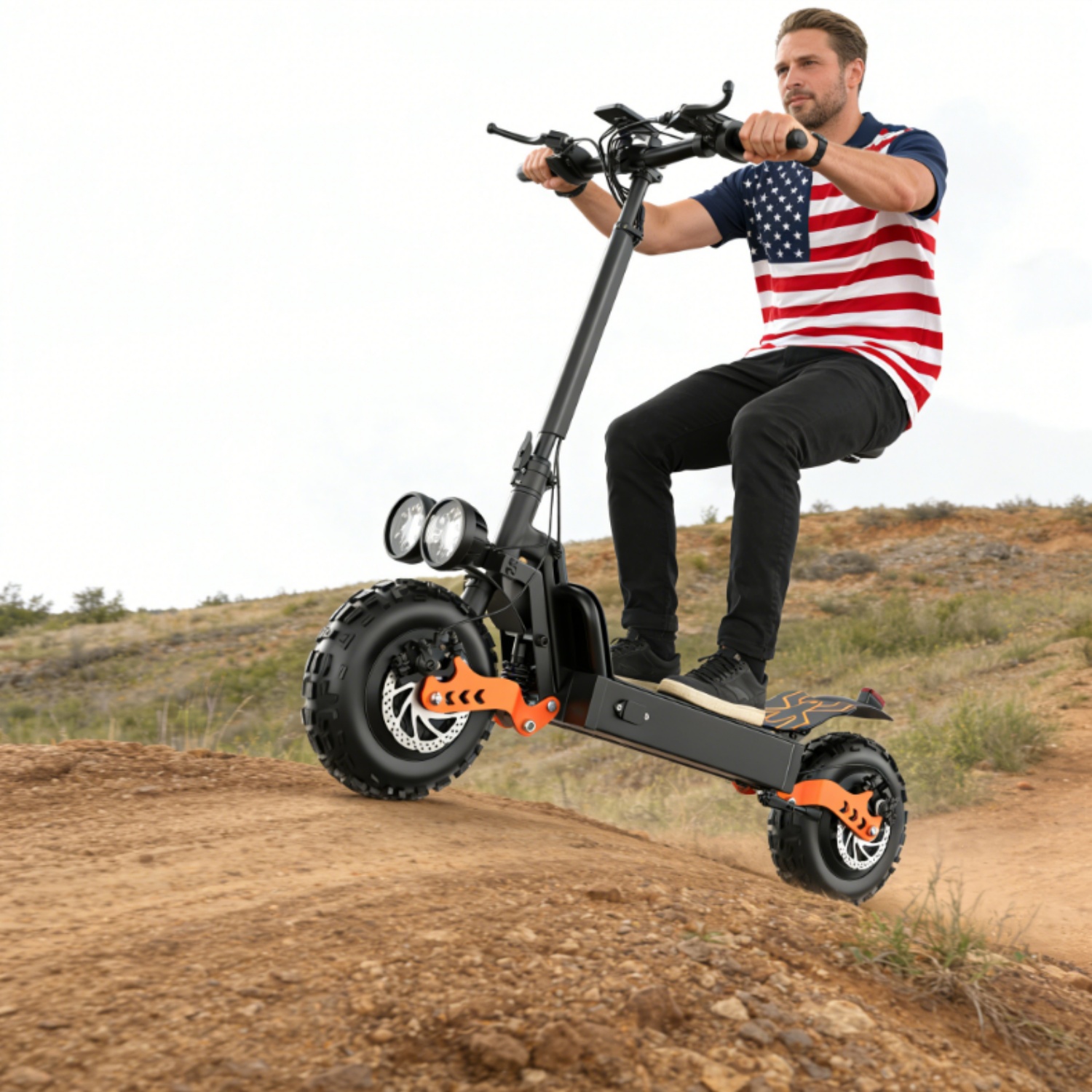 thumbnail video image 2 of ASKGO GT28 Electric Scooterfor Adults, 3000W Dual Motor, 35MPH & 75-Mile Range, 48V 30A Battery&5 Speed, 11" Off-Road Tires, NFC & Mobile Charging, Foldable Sport Scooter for Commuting, 365LBS，UL2272, 2 of 13