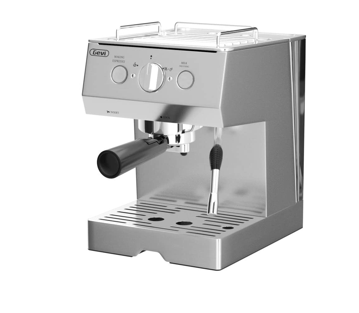 Gevi Espresso Maker 15 Bar with Milk Frother – GEVI