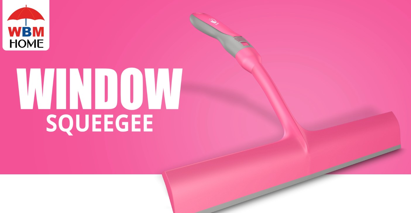 thumbnail video image 2 of WBM Window Cleaning Squeegee, Ideal to Use on House and Car Glass , Pack of 2, 2 of 8