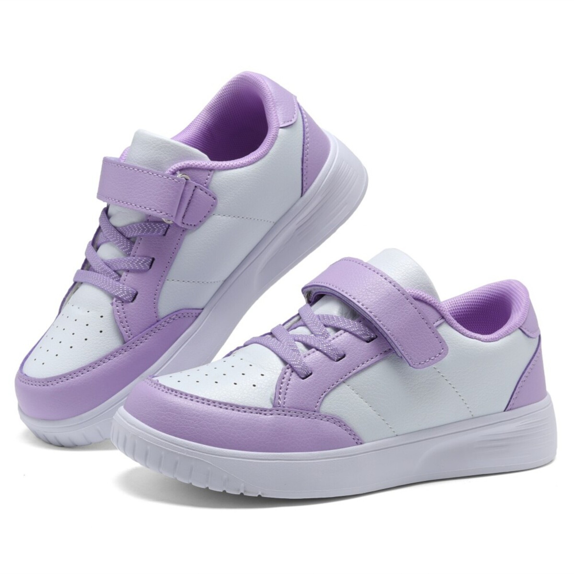 thumbnail video image 2 of Toddler Little/Big Kids Shoes Boys Girls Lightweight Tennis Walking Athletic Sneakers, 2 of 8