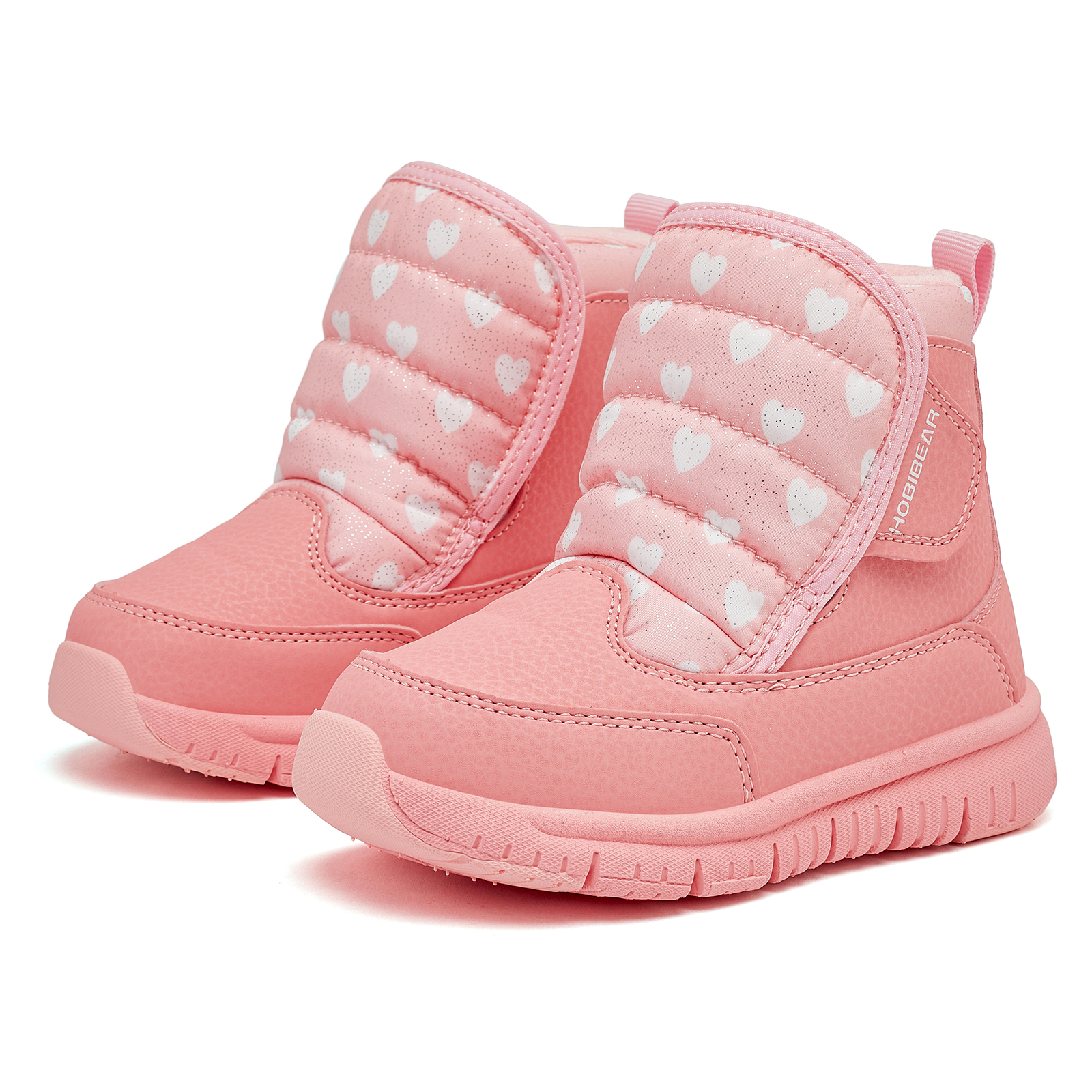 thumbnail video image 2 of HOBIBEAR Toddler Boys Girls Snow Boots Winter Shoes Warm Lined Waterproof, 2 of 7