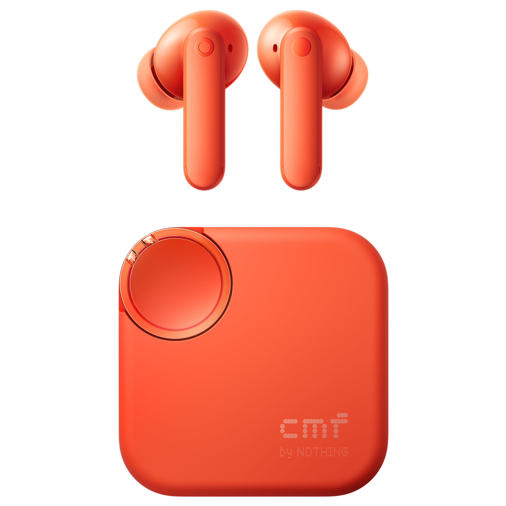 thumbnail video image 2 of CMF by Nothing Buds 2 48dB Hybrid ANC True Wireless Earbuds, Strong and Comfort Noise Cancelling, Ultra Bass and Dirac Sound, in-Ear Detection, 55H Playtime, 6ENC Mics, Bluetooth 5.4 Light Orange, 2 of 11