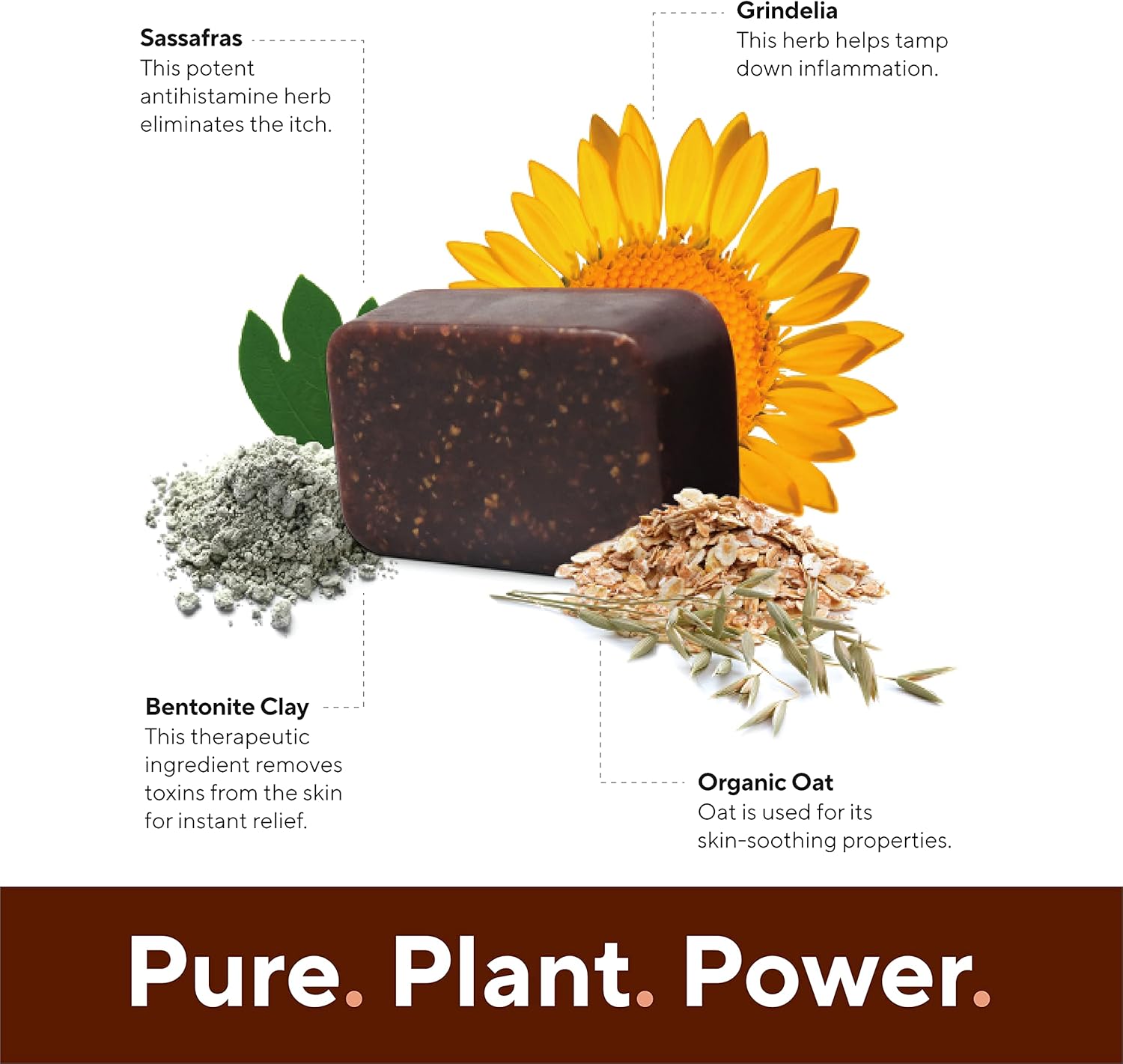 thumbnail video image 2 of Marie Originals Itch & Rash Relief Soap, Natural Anti Itch Body Wash Bar Soap with Sassafras, Grindelia, Bentonite Clay & Oat for Rash & Itchy Skin, 2.9 oz, 2 of 8