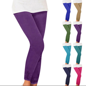 thumbnail video image 2 of SNOWSONG Thermal Leggings, Fashionable Fall and Winter Stretch Leggings Tight Elastic Ladies Bottoms, Womens Leggings, High Waisted Pants for Women, Plus Size Leggings 1x Bottoms C XL, 2 of 5