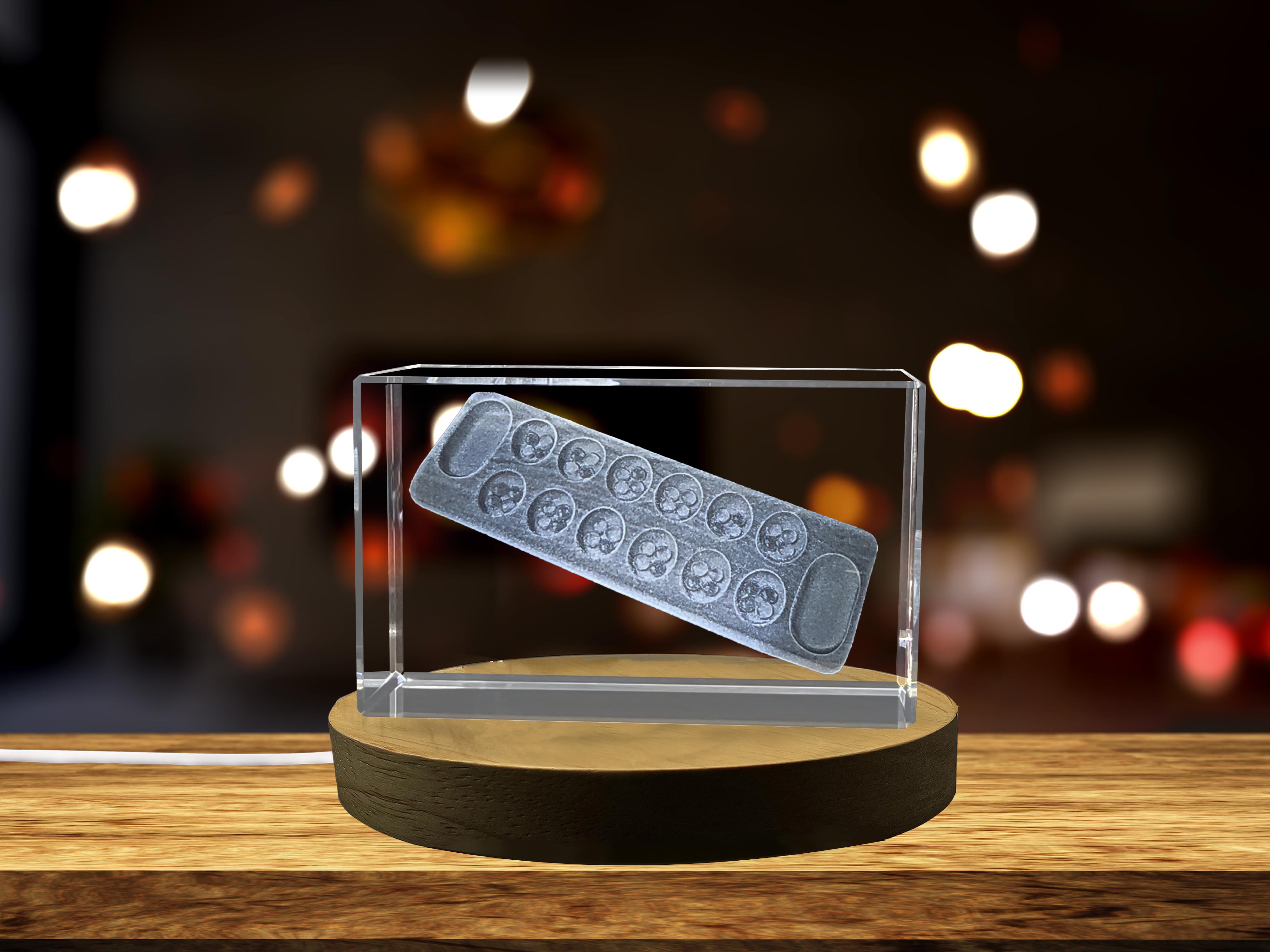 thumbnail video image 2 of Elegant 3D Engraved Crystal Mancala Game Set Strategy Games, 2 of 7