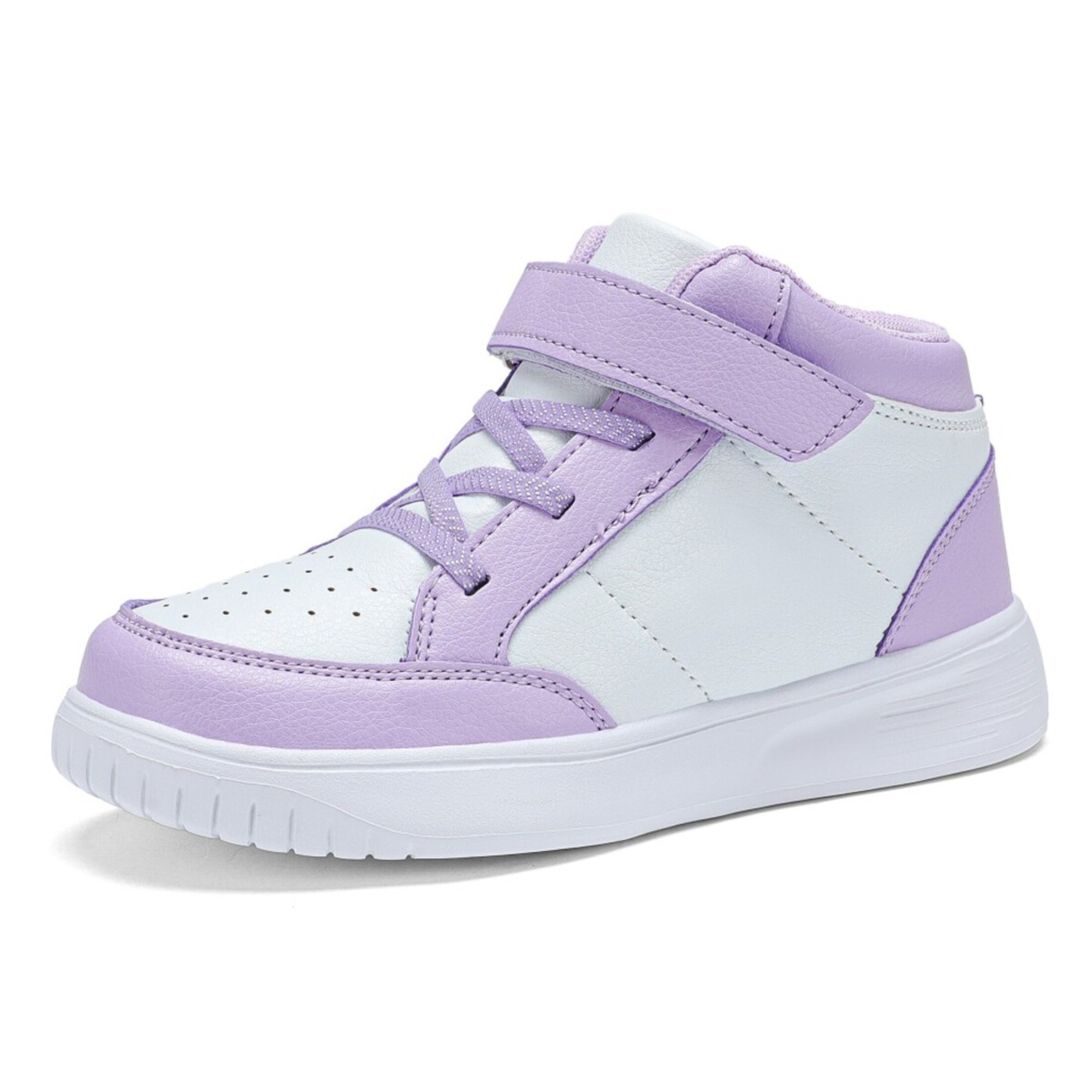 thumbnail video image 2 of Children's Lightweight Running Sneaker with Adjustable Hook & Loop Closure Casual Shoes (Unisex), 2 of 8