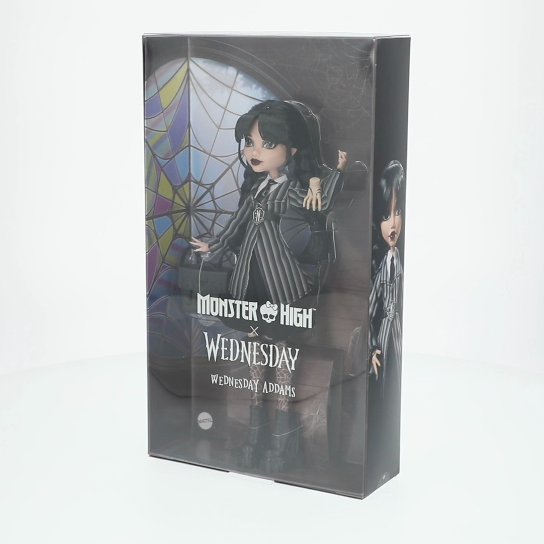 Monster High Wednesday Collectible Doll, Wednesday Addams in