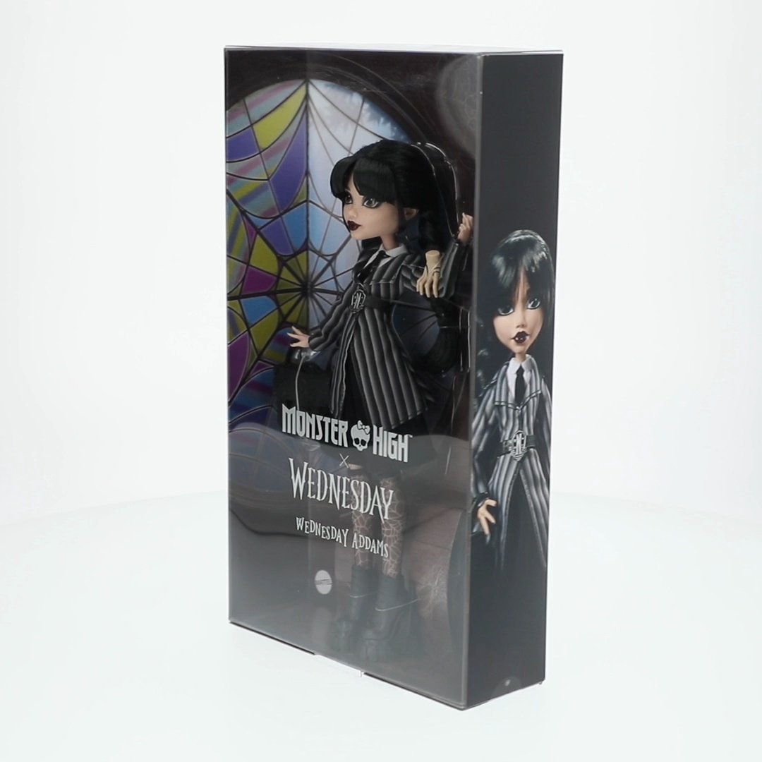 Monster High Wednesday Collectible Doll, Wednesday Addams in