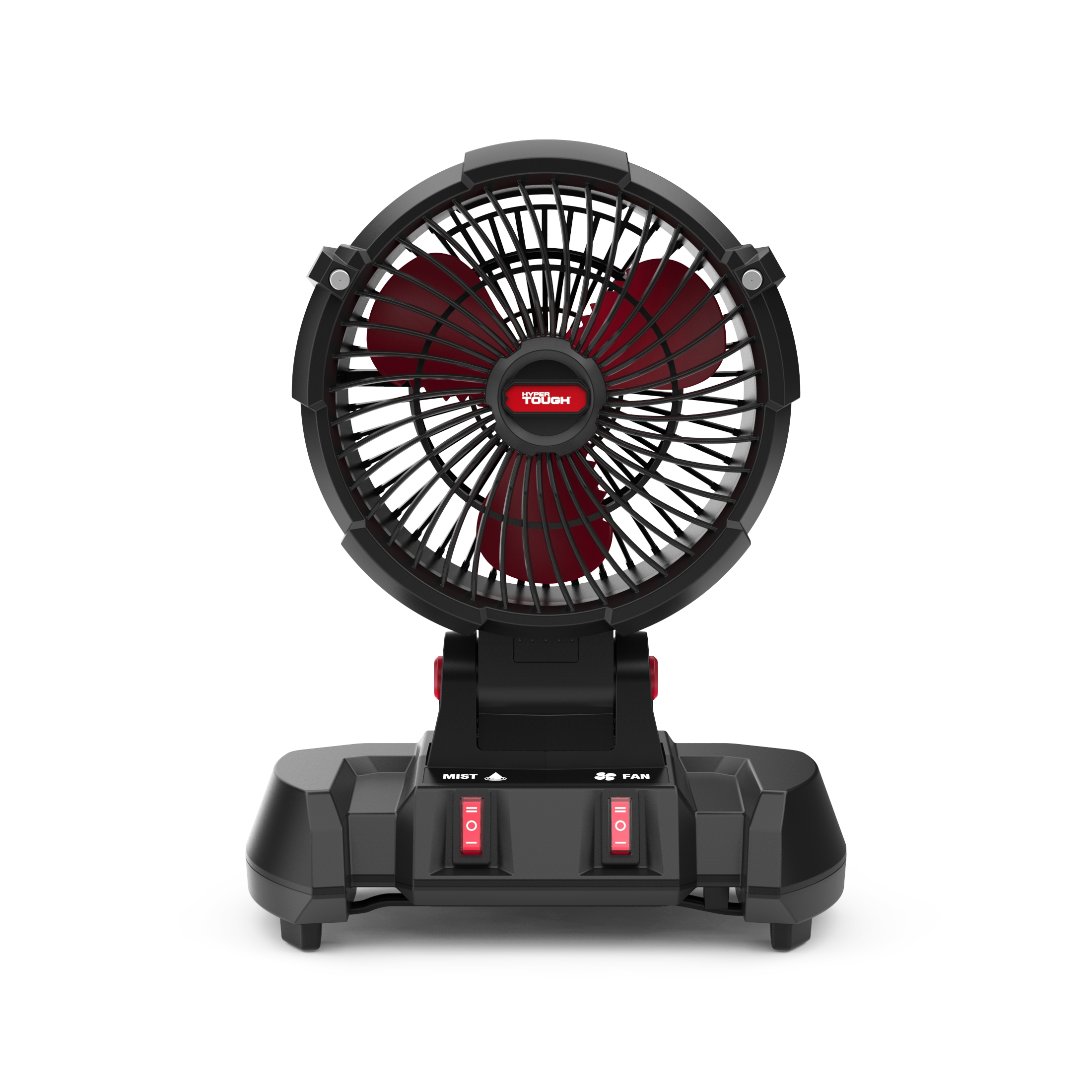 24V プレミアムHIGH POWER FAN & BATTERYセット ♩ Hyper Tough 20V 7.5 inch Cordless Misting Fan, with 2.0Ah Lithium