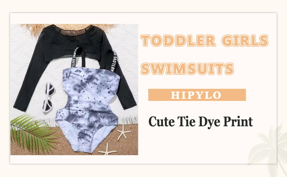 thumbnail video image 2 of HIPYLO Girls Swimming Suits Swimsuit Girls Bikini Girls Boys Rash Guard Long Sleeve Y2k Clothes 12 Month Boy Clothes Kids Clothes Boys, Black 10-12 Years, 2 of 7