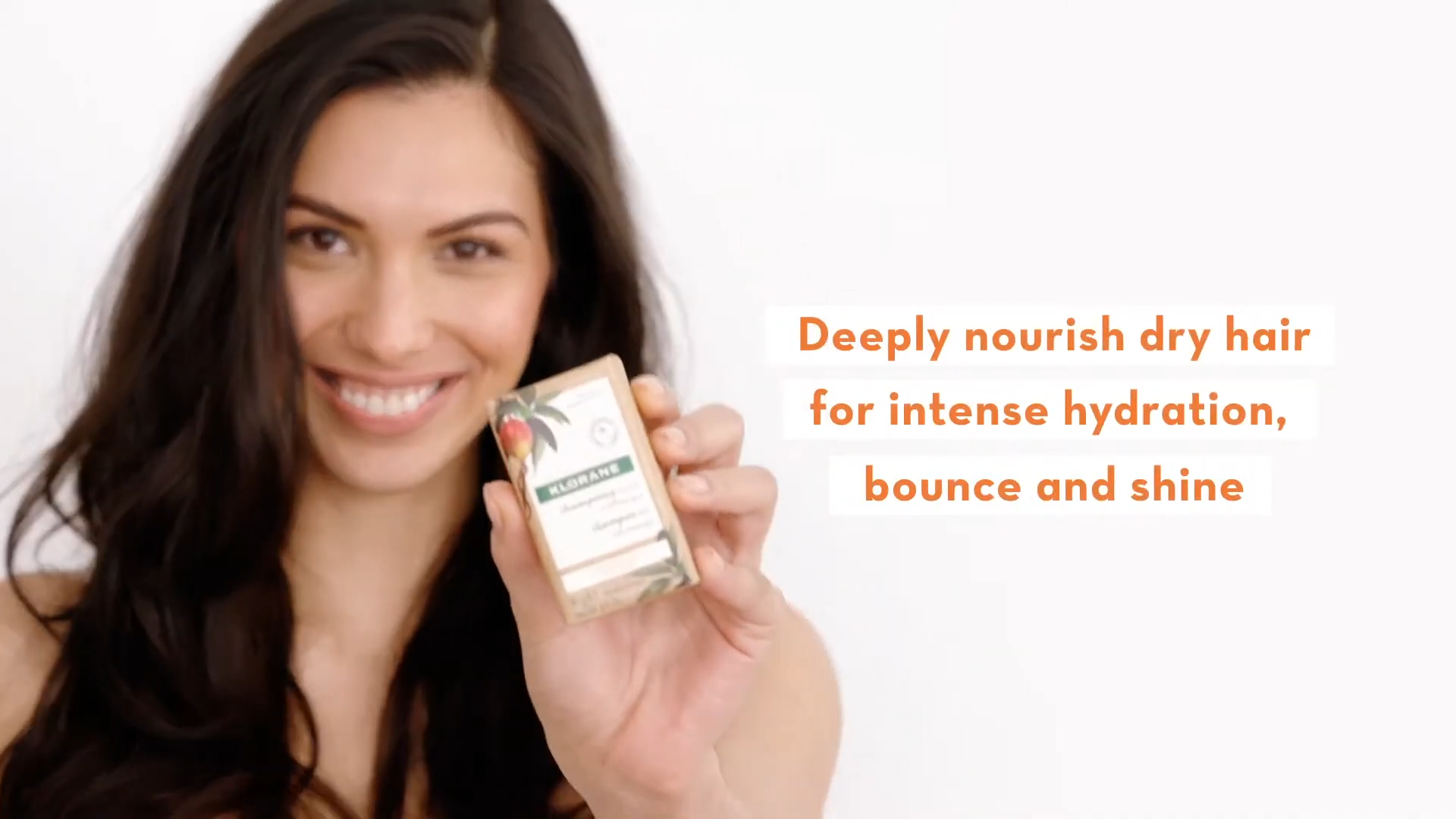 thumbnail video image 2 of Klorane Nourishing Shampoo Bar with Mango , 2.8 Oz (Pack of 1), 2 of 7