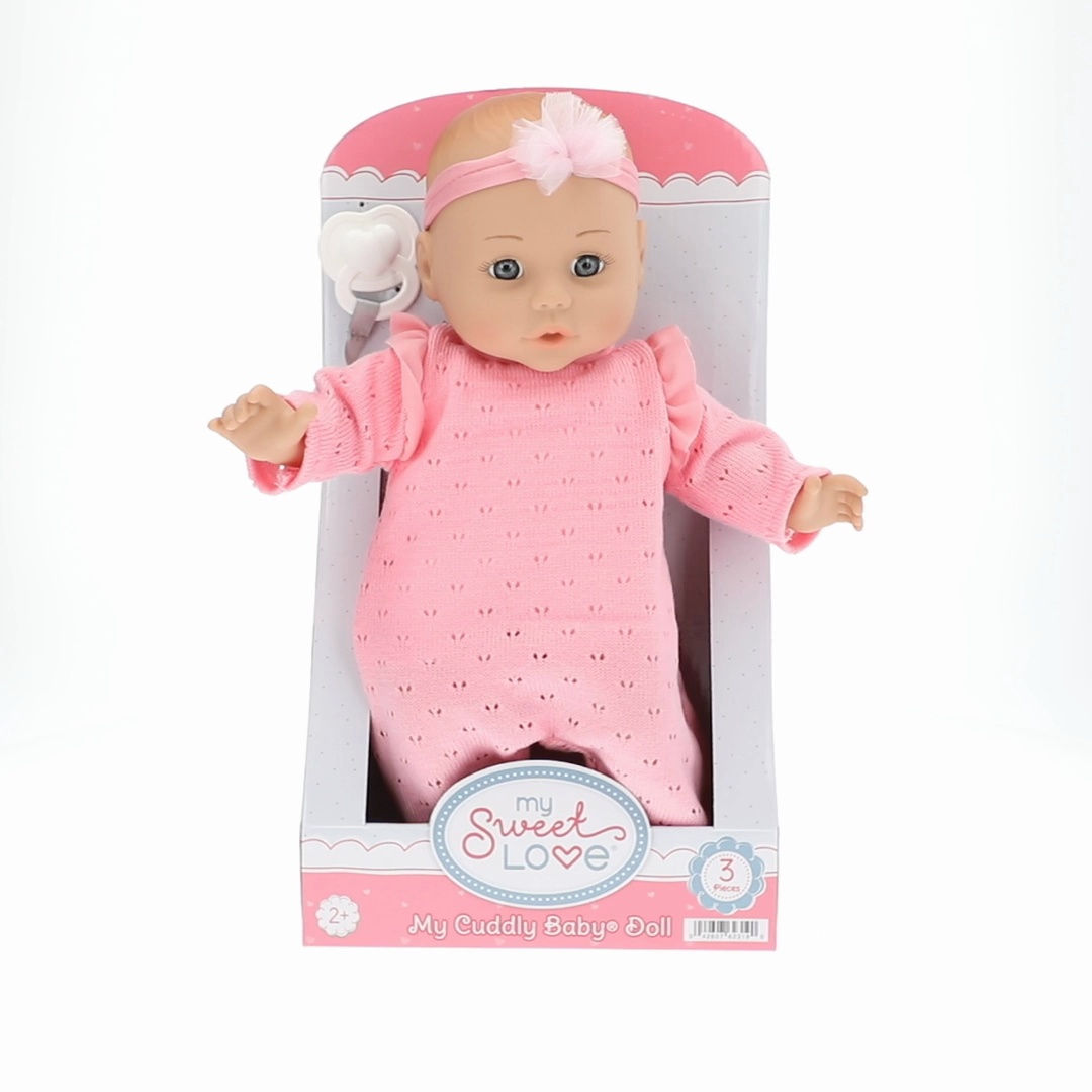 My Sweet Love 14-inch Soft Baby Doll with Pink Outfit, Cuddly
