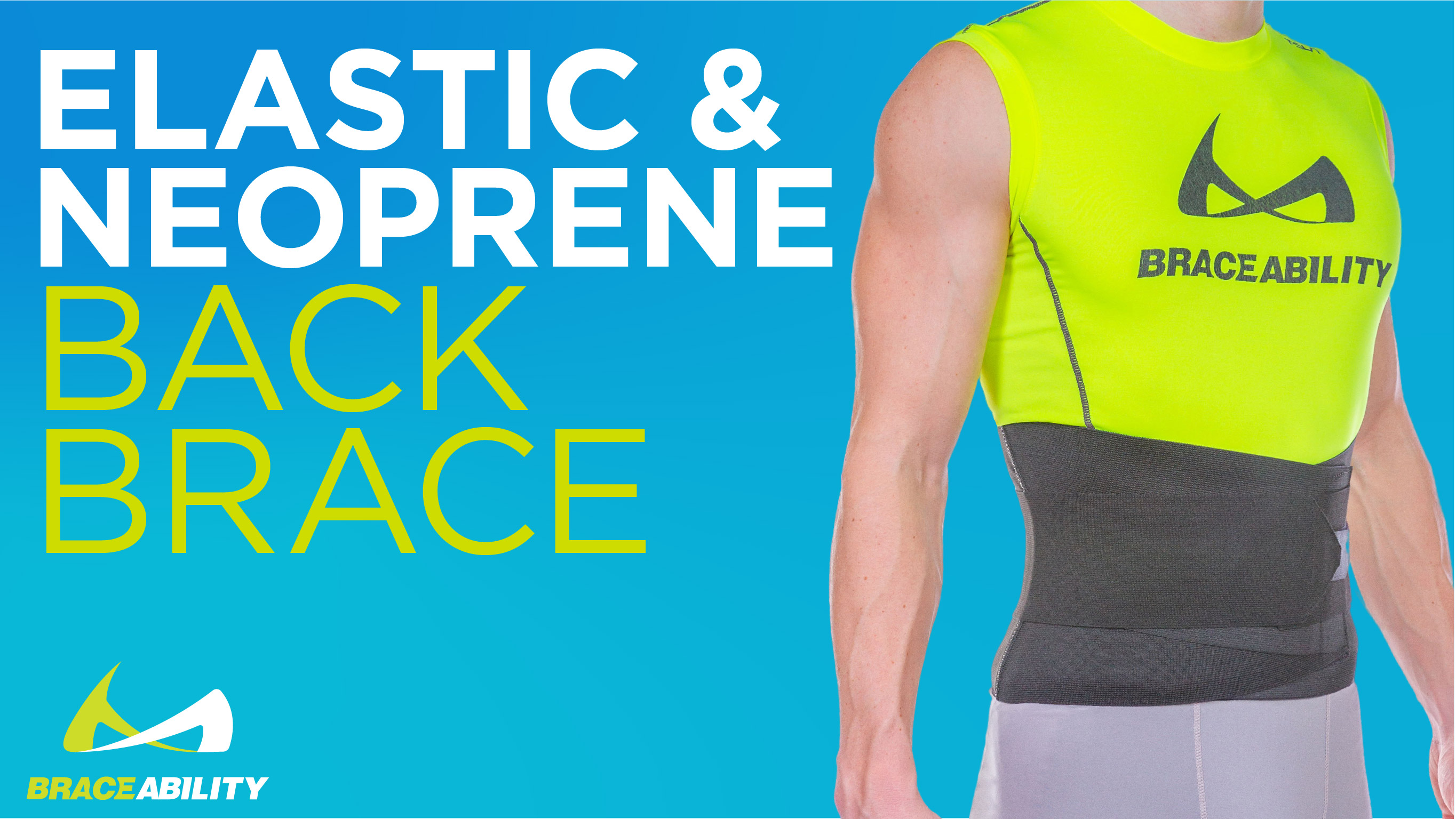 thumbnail video image 2 of BraceAbility Lower Back Brace - Adjustable Elastic Compression Belt for Sciatica, Herniated Disc, and Lumbar Pain Relief, XL, 2 of 7