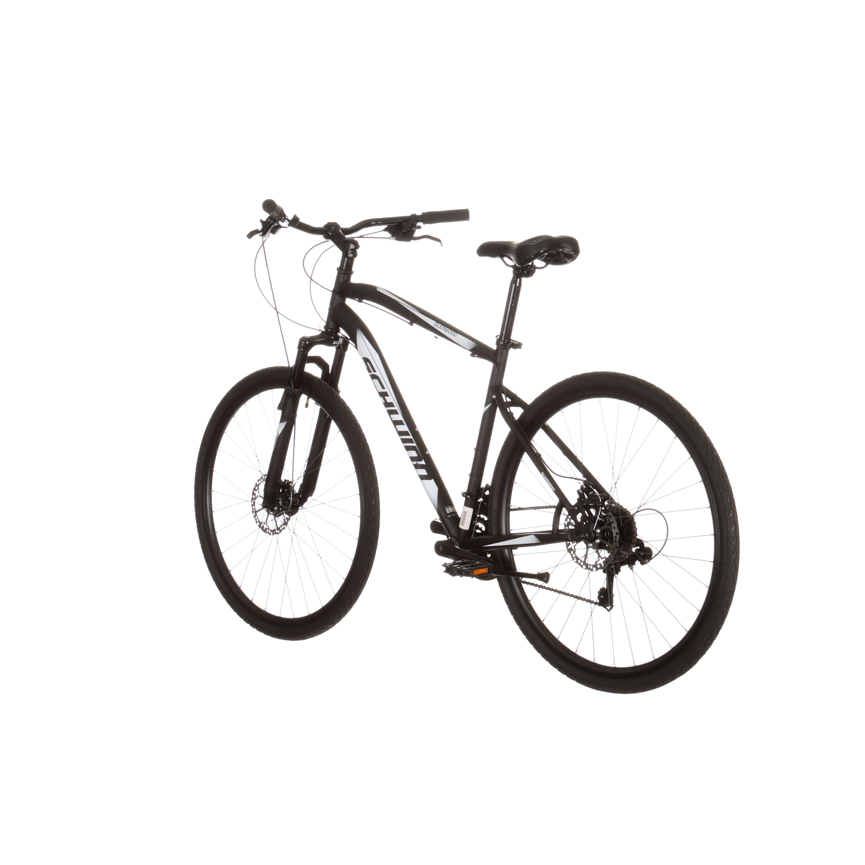 Schwinn 700c Glenwood Mens Hybrid Bike 21 Speeds Black Walmart