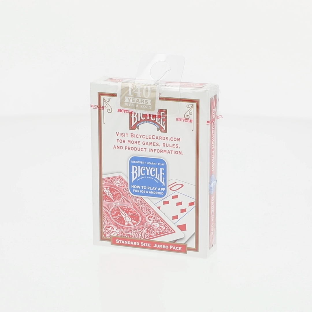 新品未開封　BICYCLE JUMBO INDEX 1ダース 12個セット Bicycle, Playing Cards, Jumbo Index, 12 Pack, Red & Blue - Walmart.com