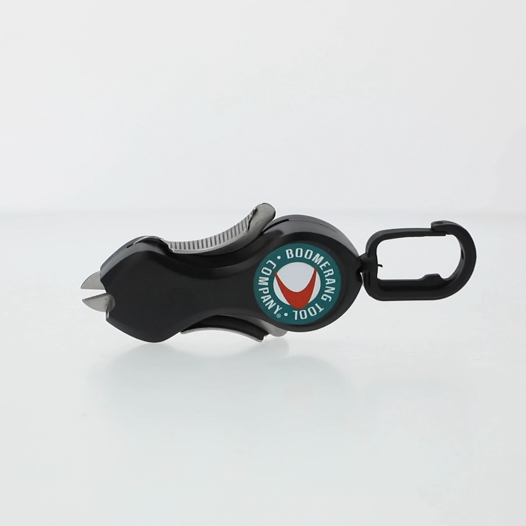 Boomerang SNIPS – Coupe-fil De Pêche Rétractable, Lames Inox, Coupe Tresses, Fluoro, Mono
