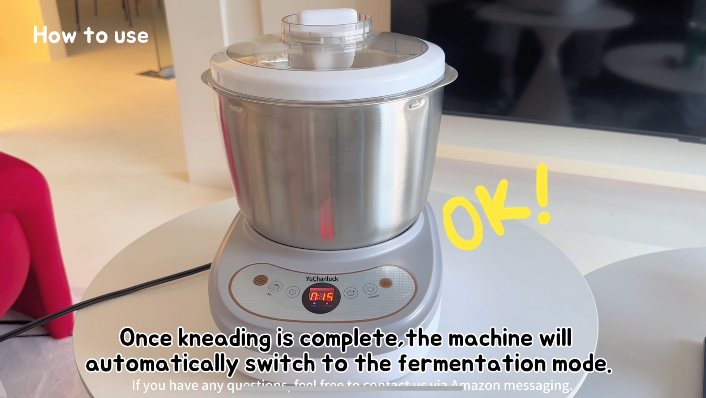 Electric Dough Mixer 5Qt with Ferment Function, Indonesia Electric Dough Mixer 5Qt with Ferment Function, Indonesia