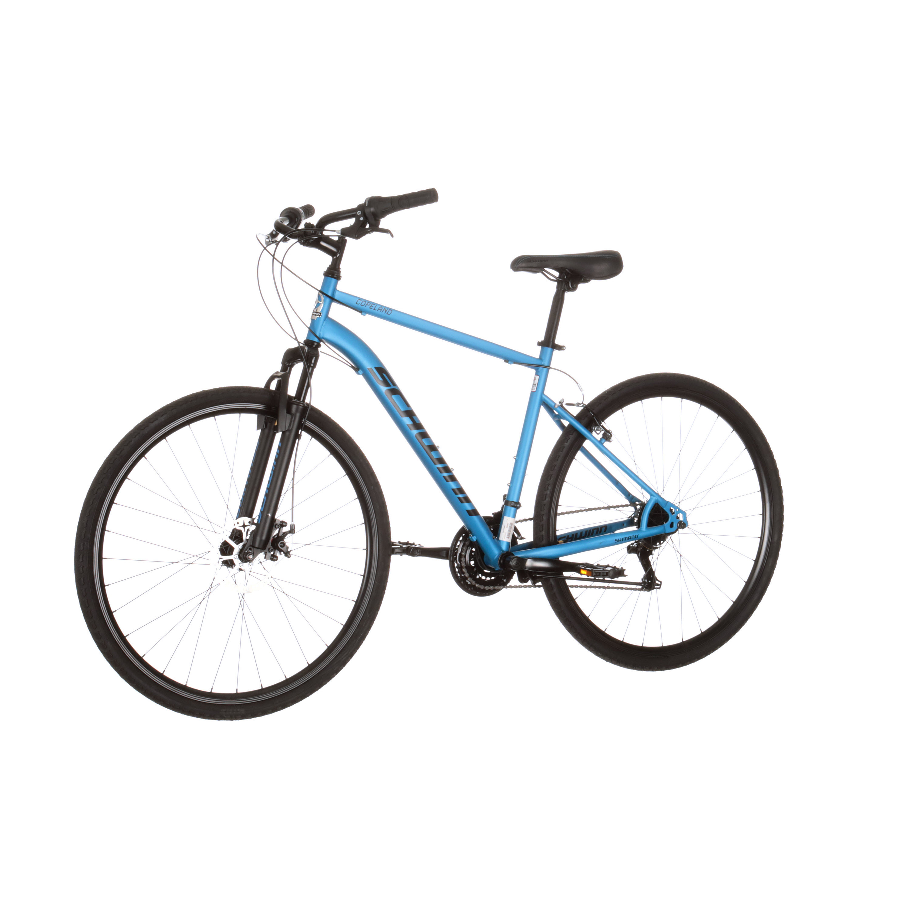 Schwinn 700c Copeland Unisex Hybrid Bike Blue 21 Speeds