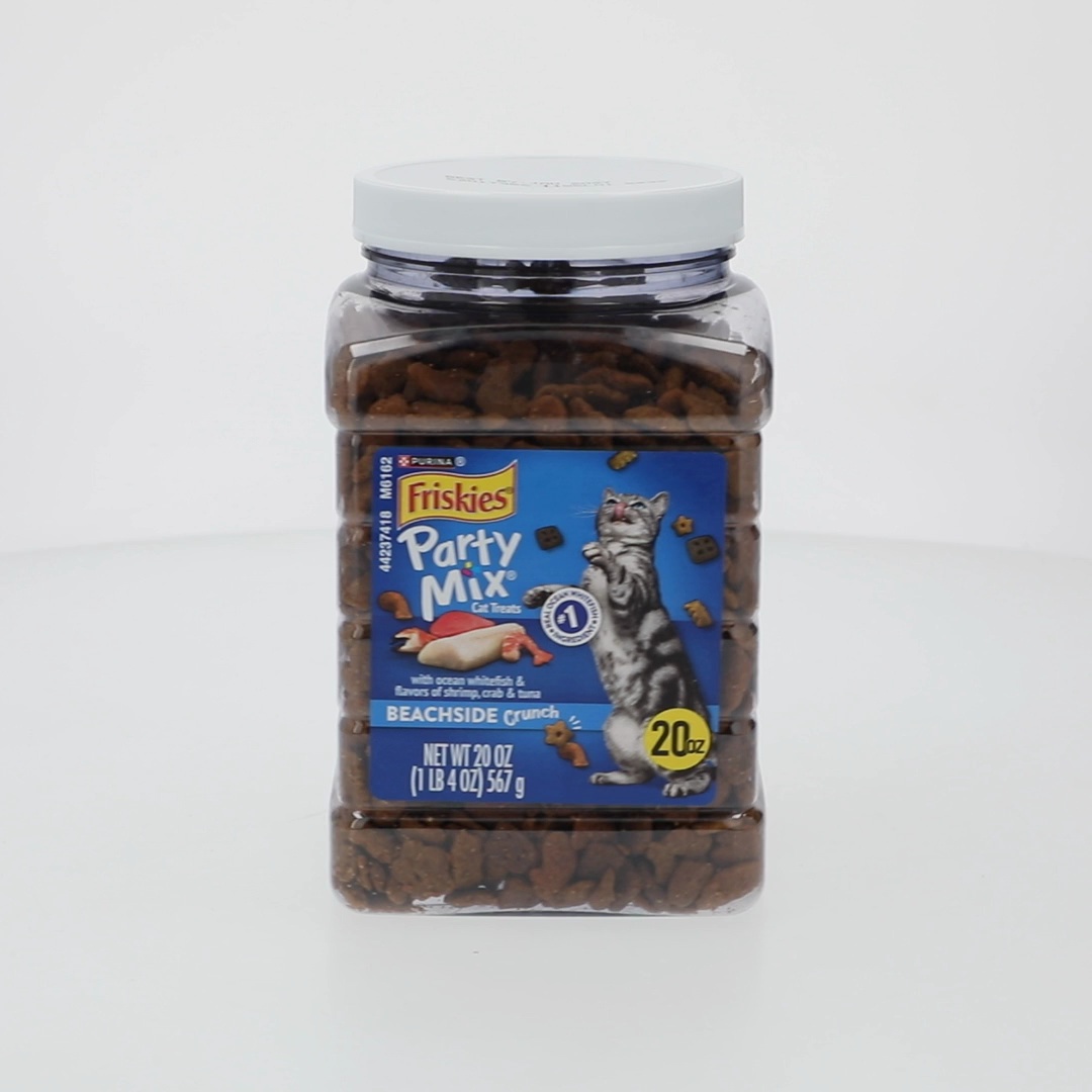 Friskies, Cat Treats, 20 oz, Party Mix Beachside Crunch - Walmart.com