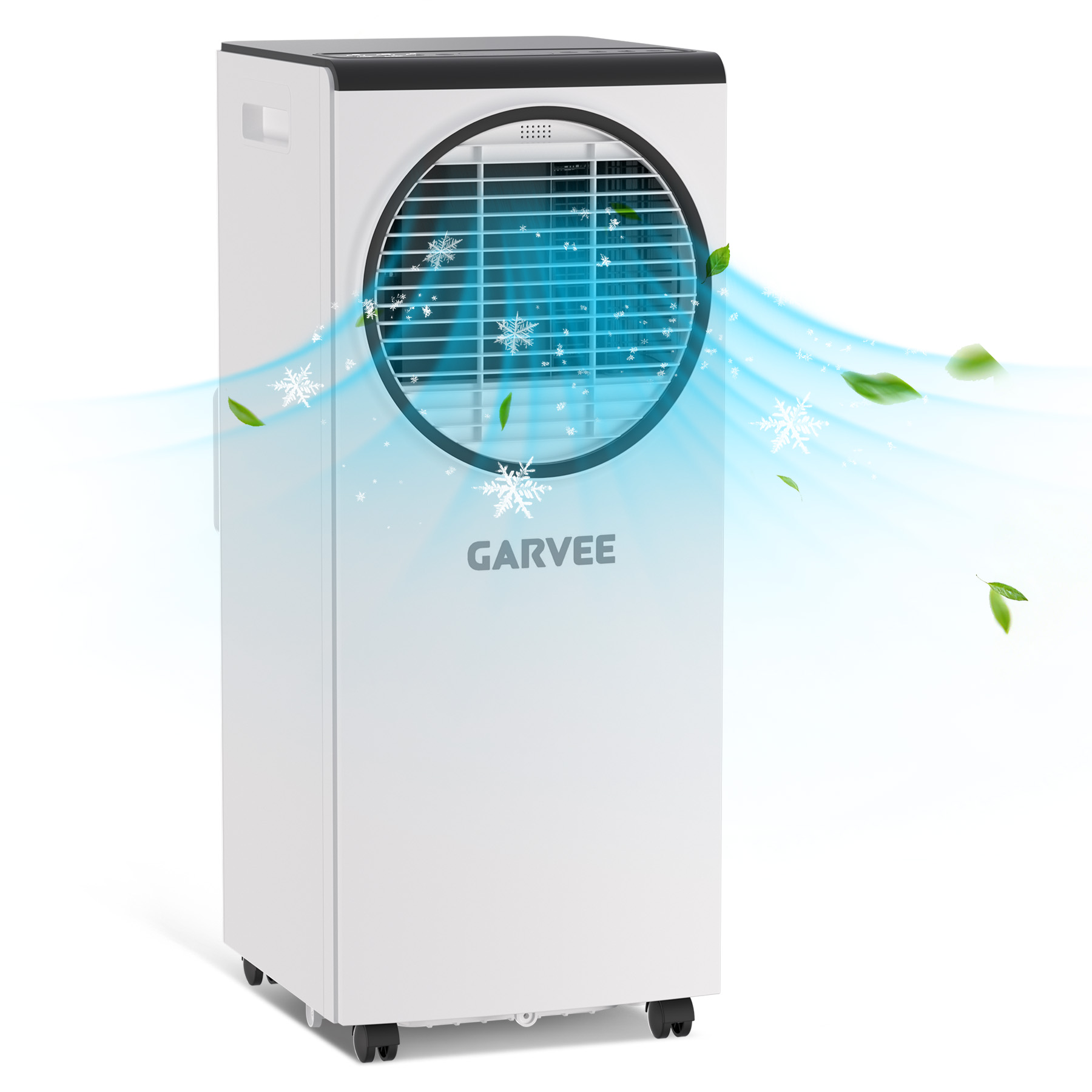 thumbnail video image 2 of Garvee 8000 BTU Portable Air Conditioner - Quiet 3-in-1 AC with Dehumidifier Fan, Easy Install for Home Bedroom Dorm, Energy Efficient with Remote Control, 150-200 Sq Ft, 2 of 11