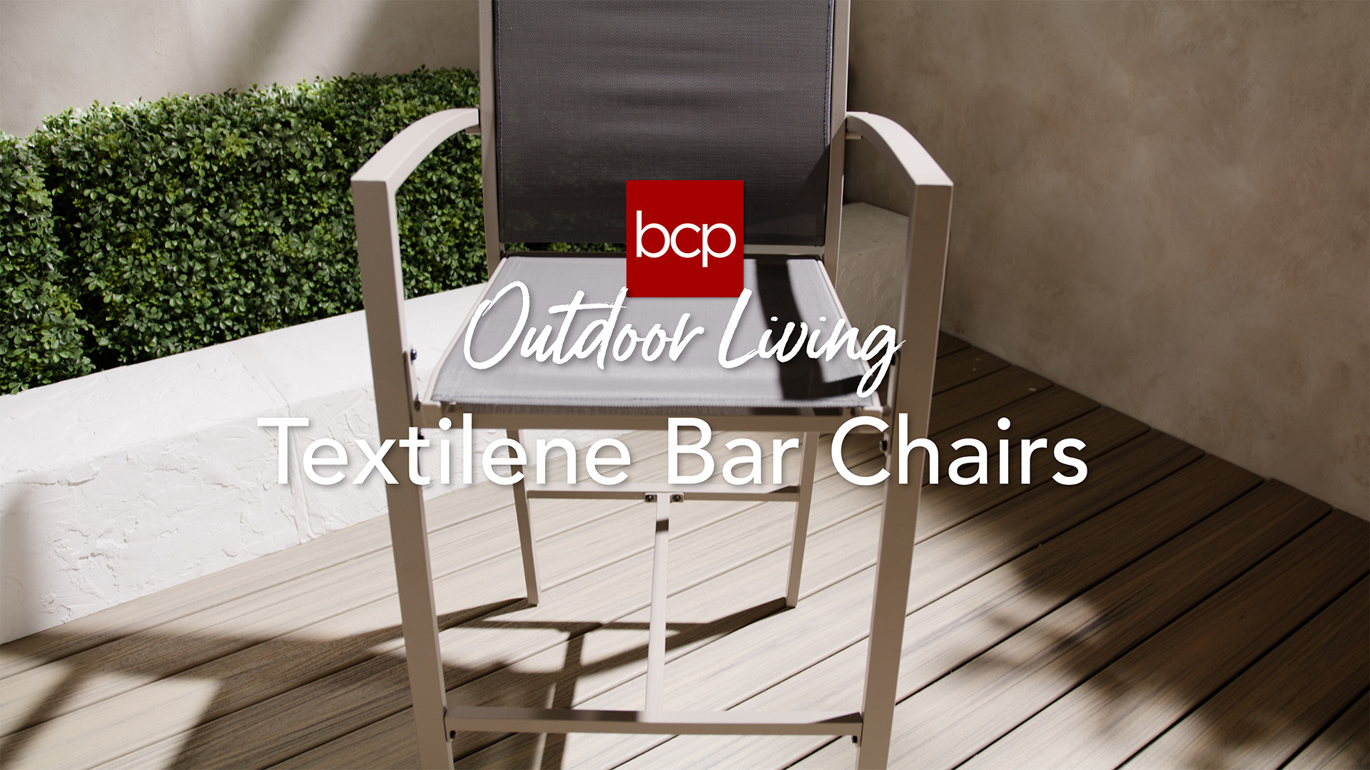 thumbnail video image 2 of Best Choice Products Outdoor Barstools Set of 2, Bar Height Patio Chairs w/ All-Weather Mesh - Brown/Brown, 2 of 8