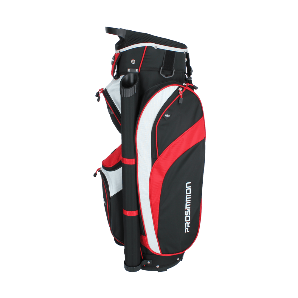 Prosimmon Tour Lightweight 14 Way Cart Golf Bag in Black and Red Walmart