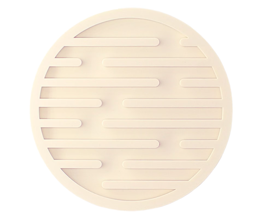 thumbnail video image 2 of Round Silicone Drink Coaster, Torqee Non-Slip Cup Mat, Heat Resistant Kitchen Accessory, for Dining Tables, Coffee Bars and Kitchen Counters, Grey, 2 of 9