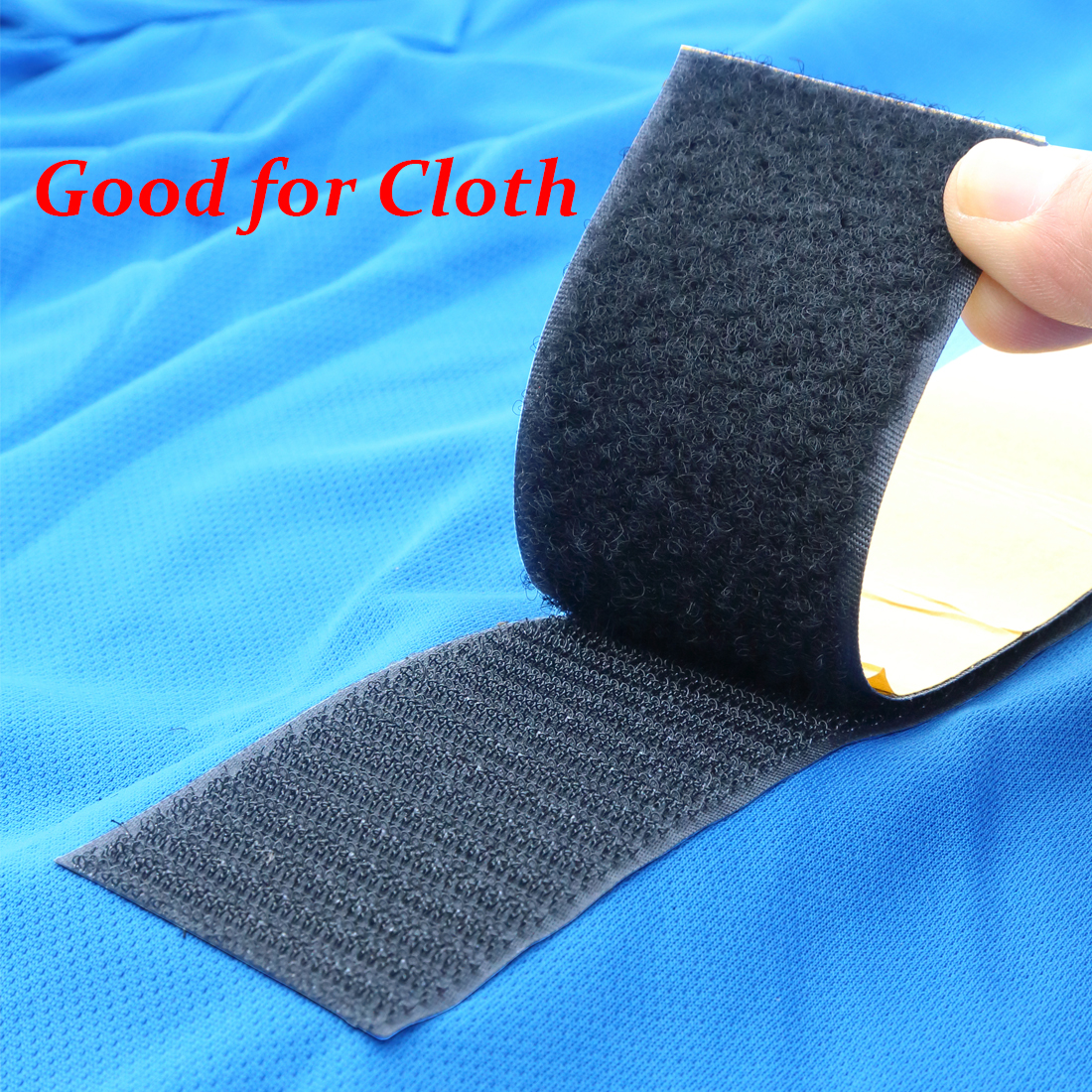 thumbnail video image 2 of Strong Grip Black Velcro Tape - 38mm Wide, 1M Length, No Residue Mesh Adhesive for Automotive & Home Use, 2 of 12