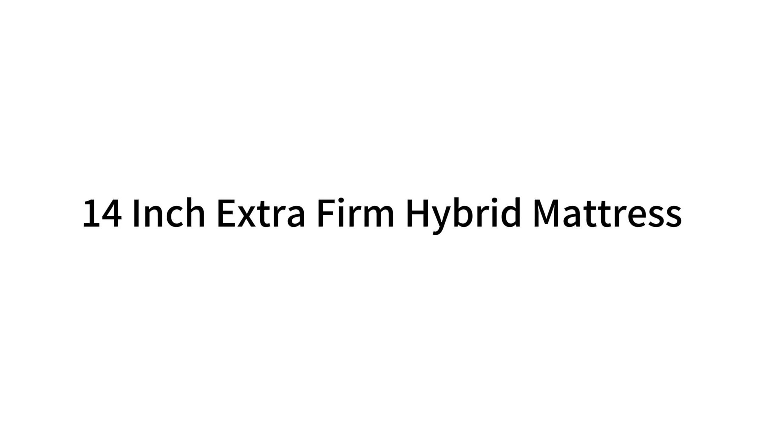 thumbnail video image 2 of Extra Firm King Mattress, 14 Inch King Size Mattress, Hybrid Mattress in a Box with Foam Encased Edge Line, Firm Edge Support, Cooling Sleep & Pressure Relief, with Motion Isolation, 2 of 7