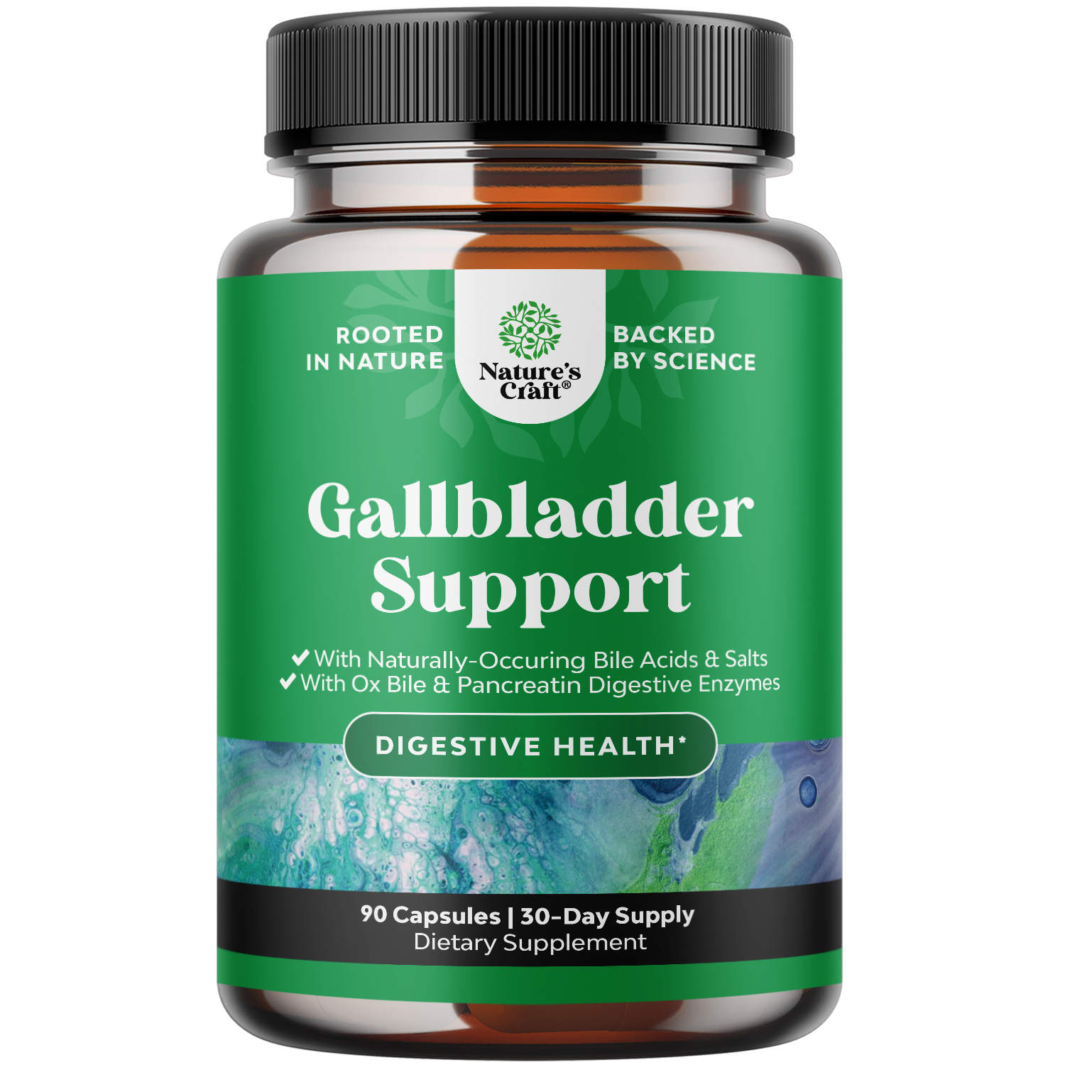 thumbnail video image 2 of Natures Craft Gallbladder Support Digestive Enzymes with Purified Bile Salts & Pancreatin, 90 Caps, 2 of 10