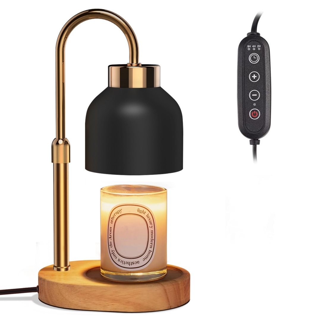 thumbnail video image 2 of Seenlast Adjustable Candle Warmer Lamp With Timer, Dimmable Candle Lamp, Gifts For Women Christmas Home Decor, Farmhouse Candle Warmer With Bulbs, 2 of 8