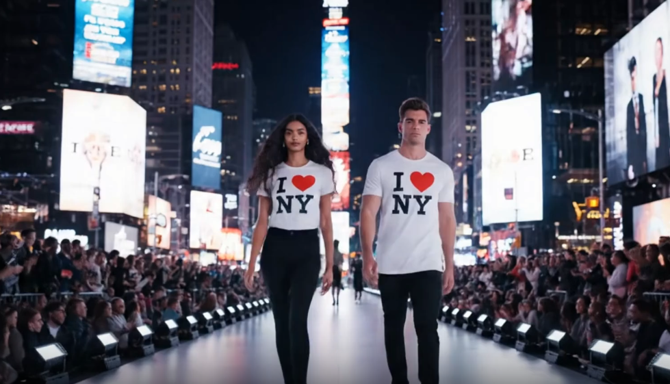 thumbnail video image 2 of I Love NY Men's Unisex Tee Officially Licensed T-Shirt, 2 of 5