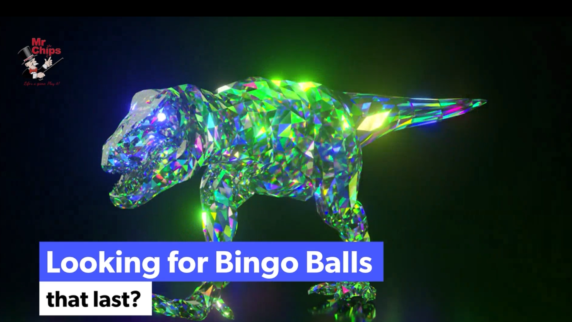 thumbnail video image 2 of Mr Chips Fade and Scratch Resistant Bingo Balls, Plastic, Multicolor, 7/8", 75 Count, 2 of 9